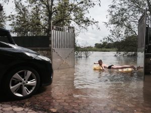Inondation voiture